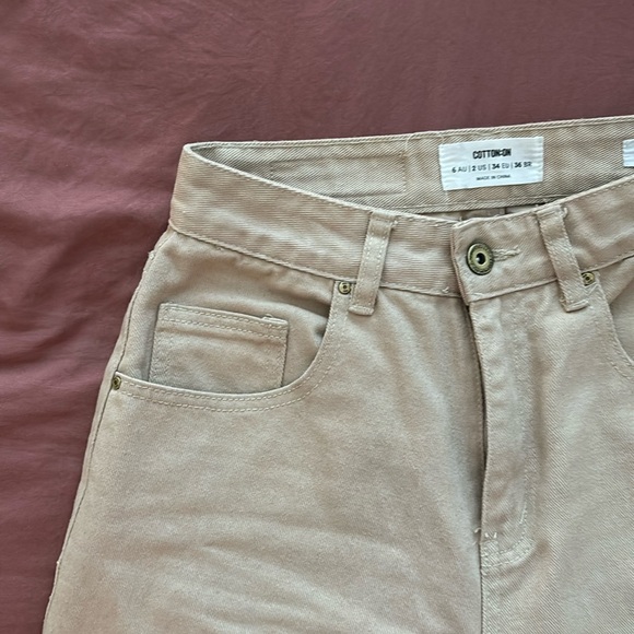 Cotton On Beige Jeans/Pants 👝👝👝 - Picture 1 of 9